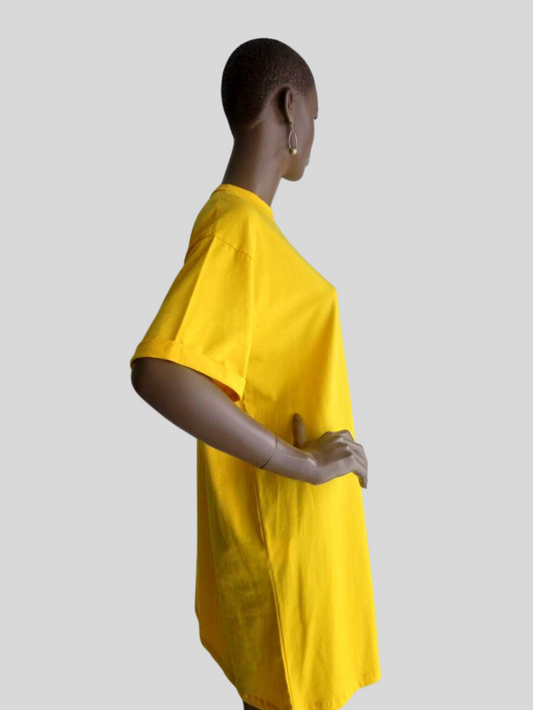 Robe-T-Shirt JAUNE