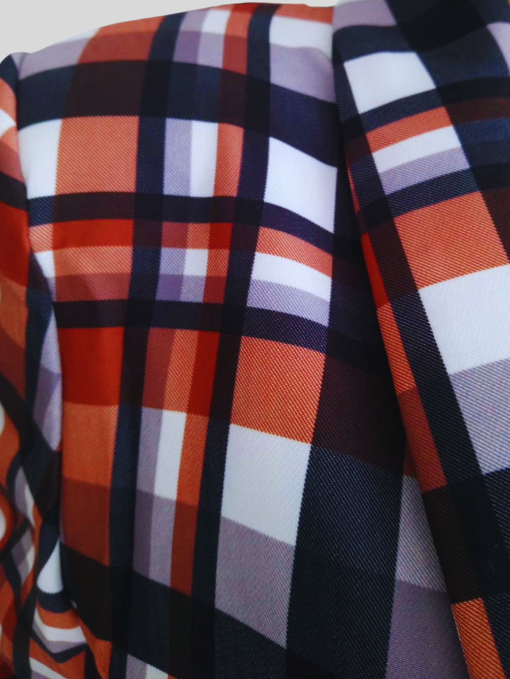 Blazer NOIR/MARRON imprimé à carreaux
