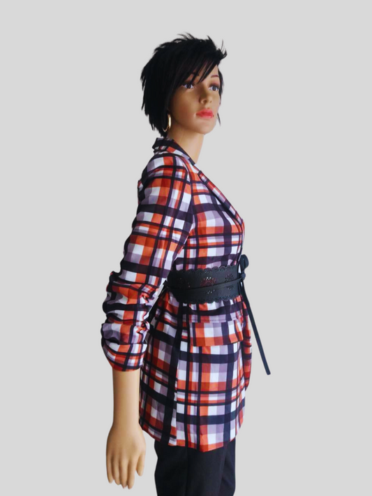 Ceinture NOIRE large à nouer