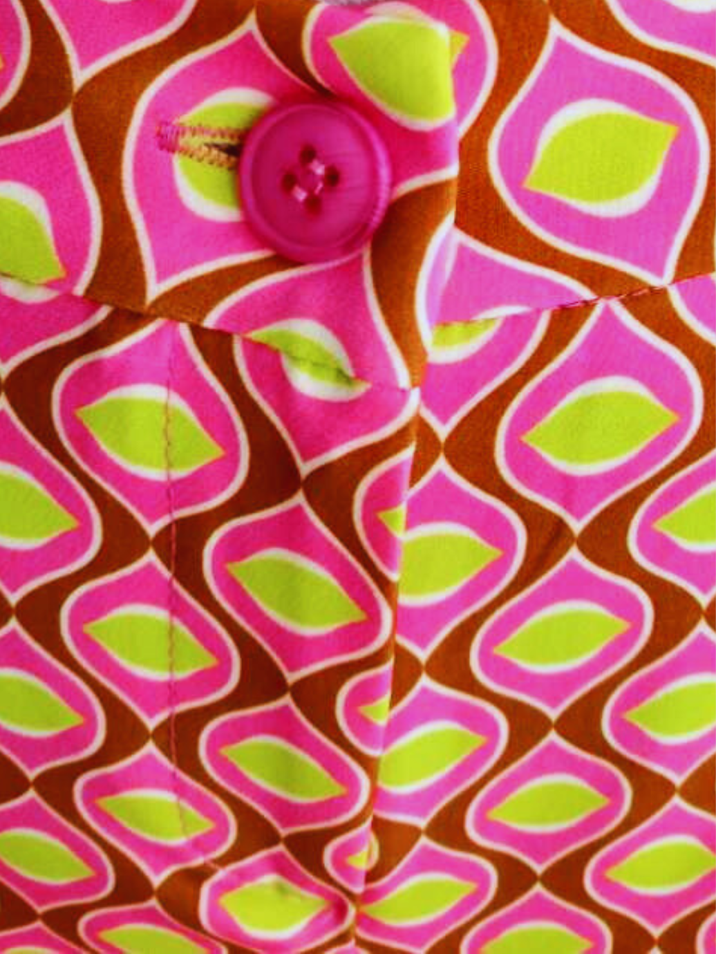 Tailleur pantalon ROSE ORANGÉ imprimé