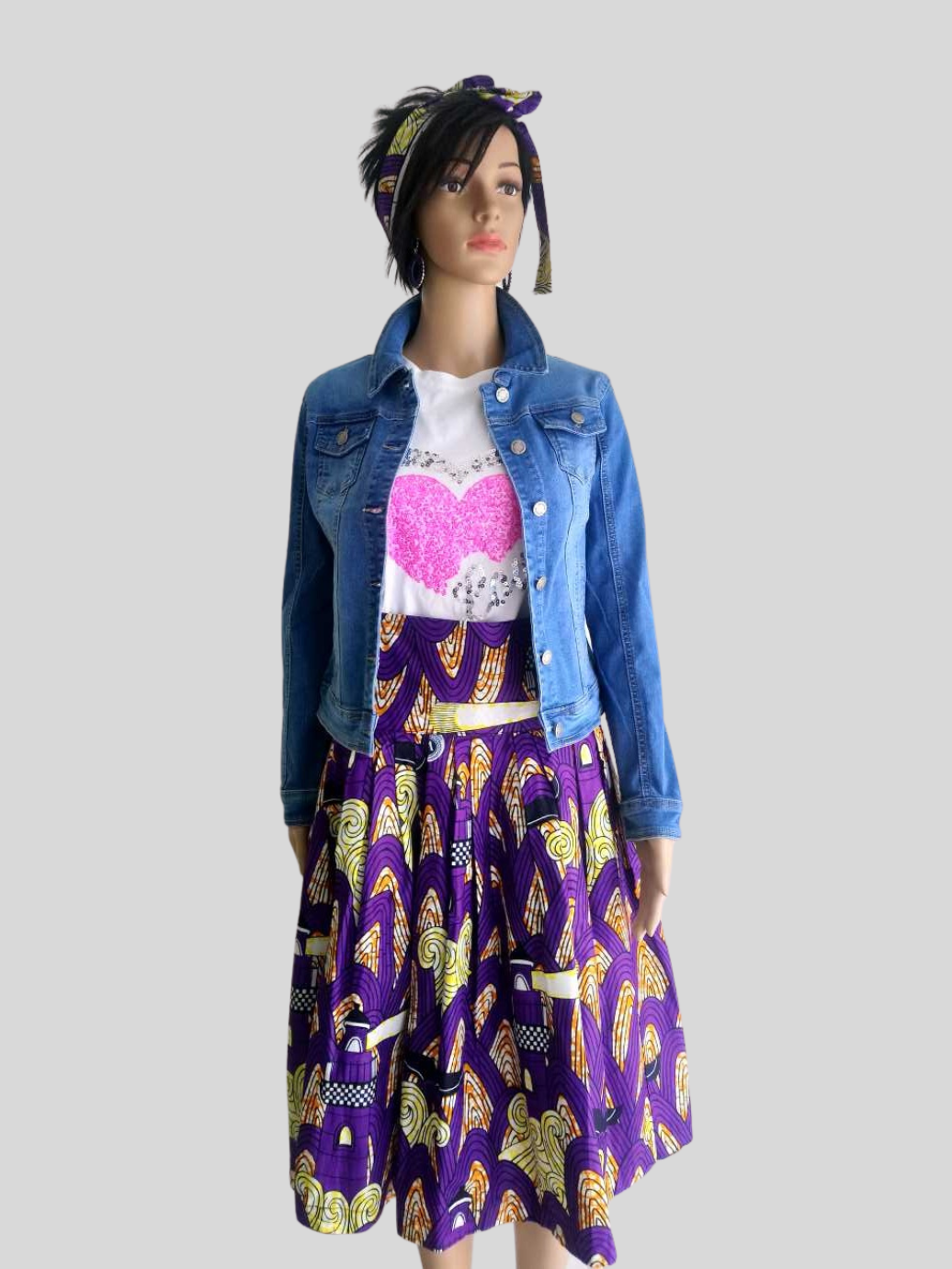 Veste en JEAN BLEUE