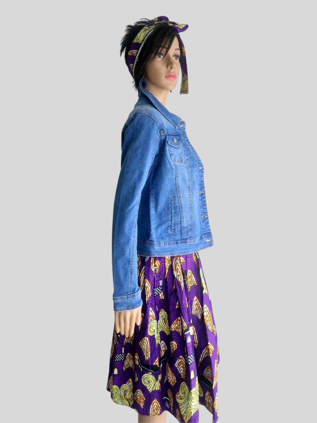 Veste en JEAN BLEUE