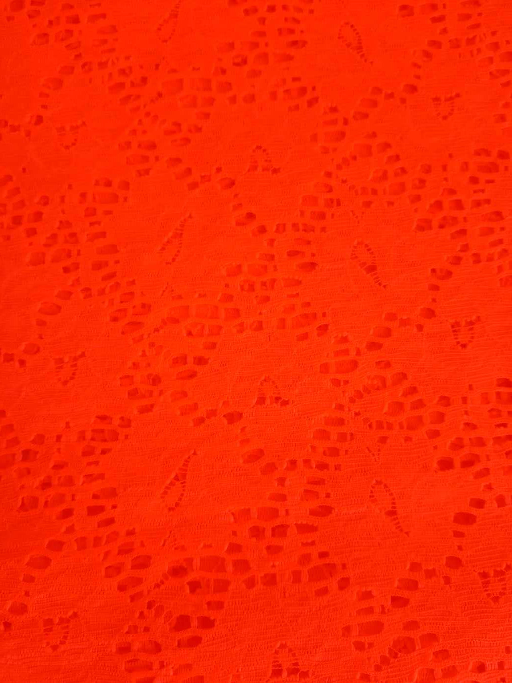 Buesso - Dentelle florale ORANGE pour femmes