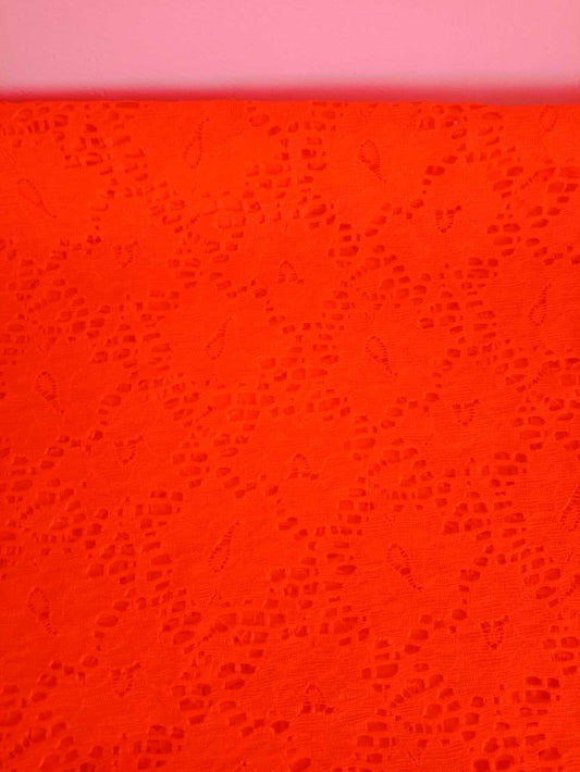 Buesso - Dentelle florale ORANGE pour femmes