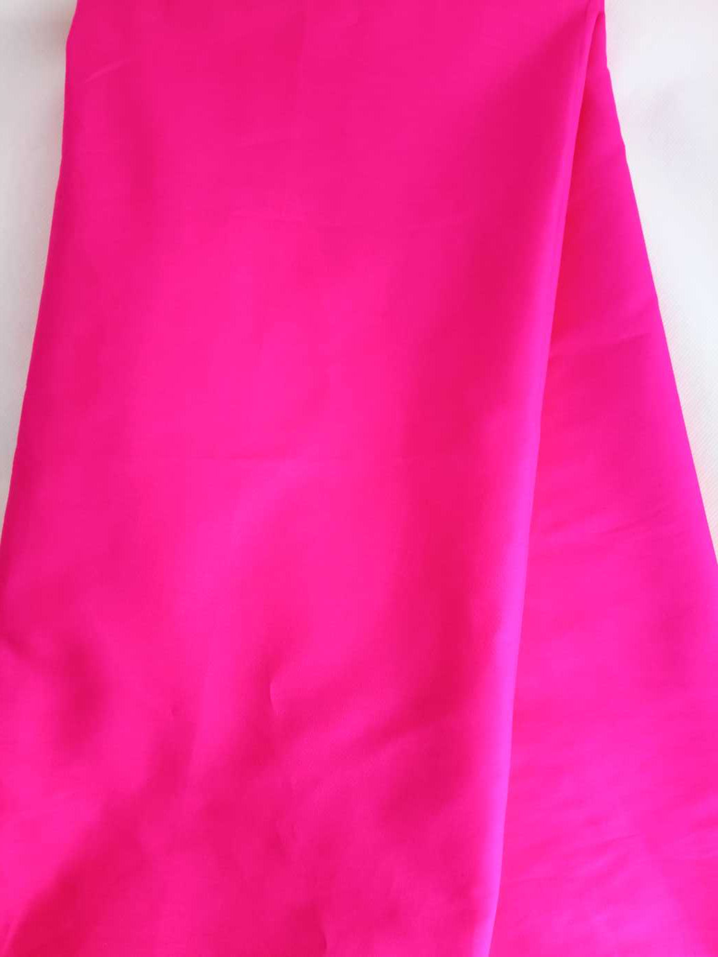 Buesso - Tissu en coton popeline ROSE FUCHSIA
