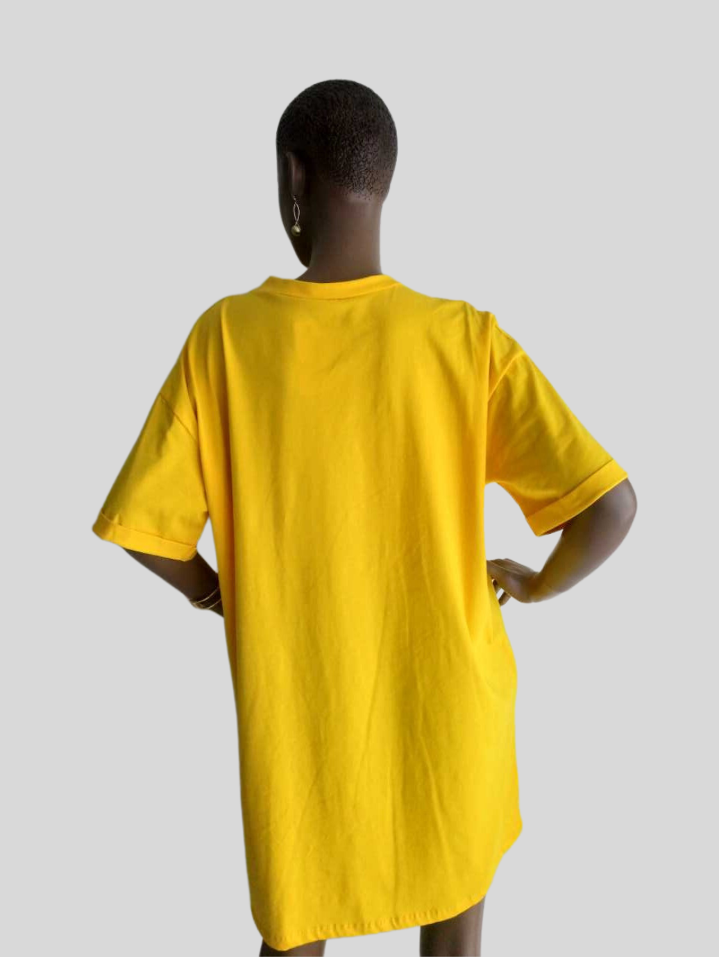 Robe-T-Shirt JAUNE