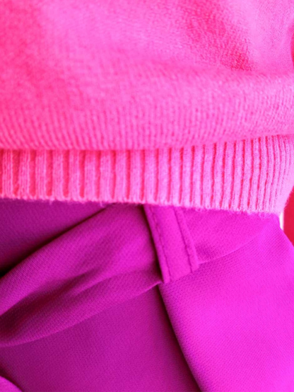 Pull ROSE à col roulé