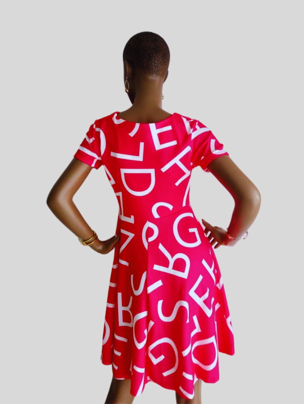 Robe ROSE FUCHSIA imprimée