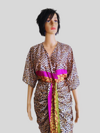 Robe léopard ROSE FUCHSIA