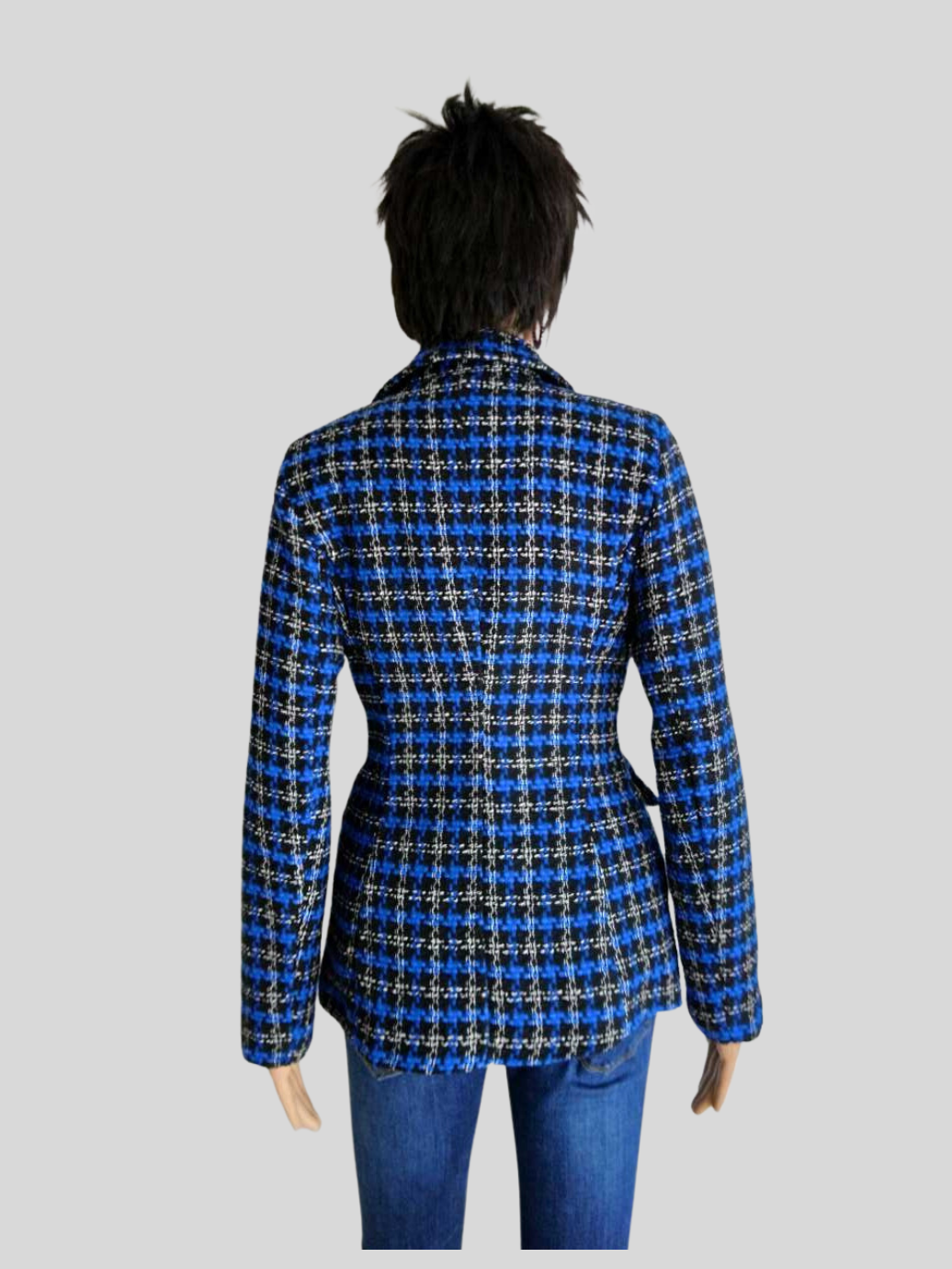 Blazer BLEU en Tweed