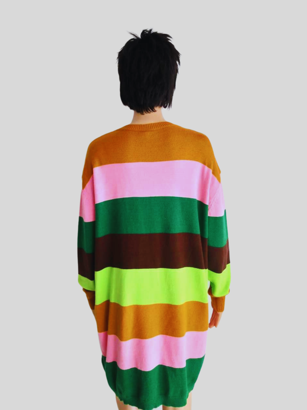 Robe-pull MULTICOLORE à rayures