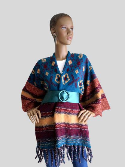 Gilet BLEU en laine