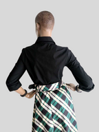 Jupe à carreaux VERT BOUTEILLE