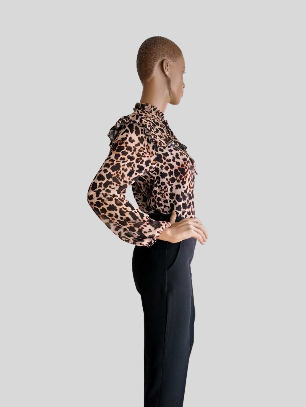 Blouse LÉOPARD à nouer