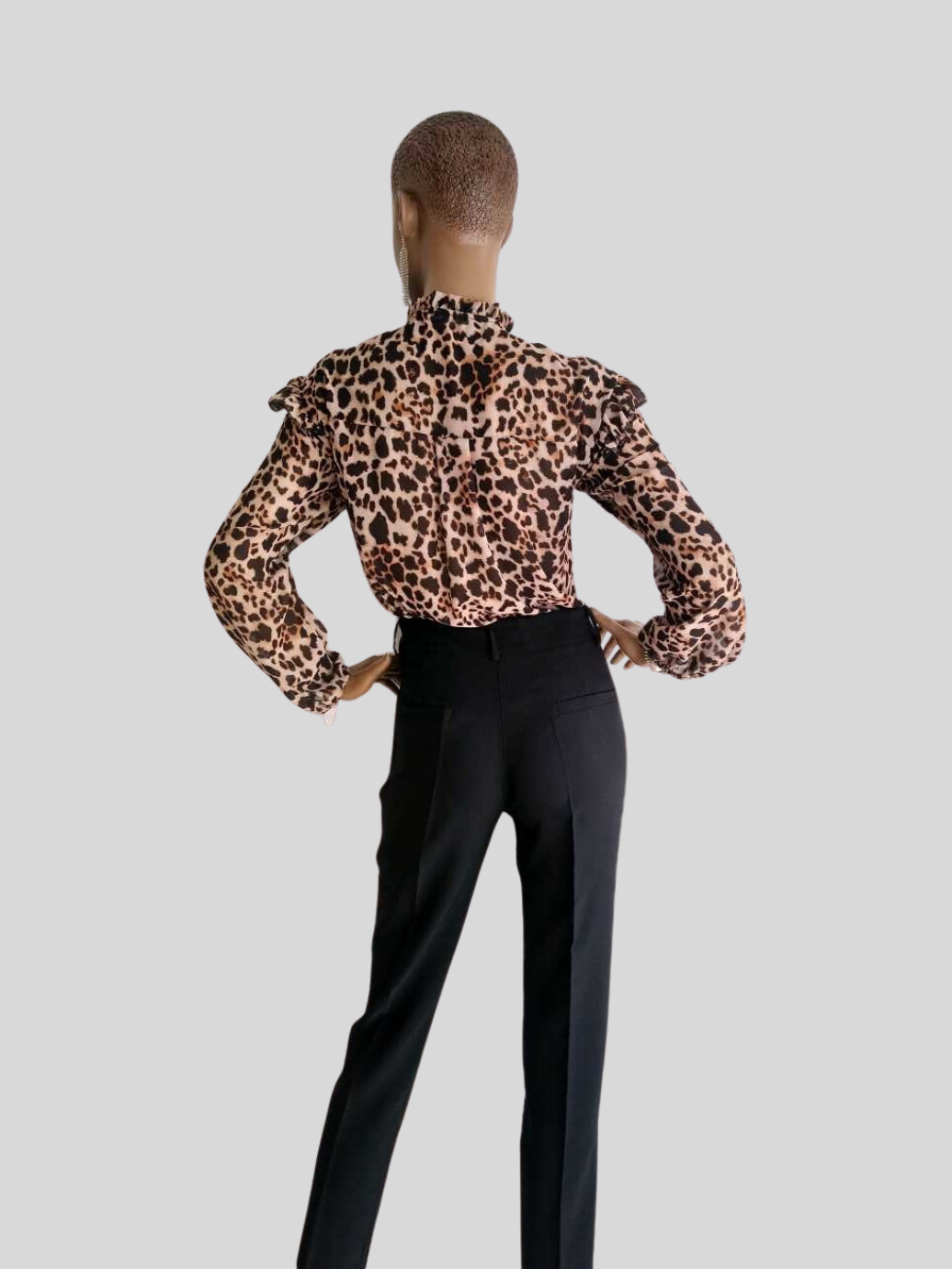 Blouse LÉOPARD à nouer