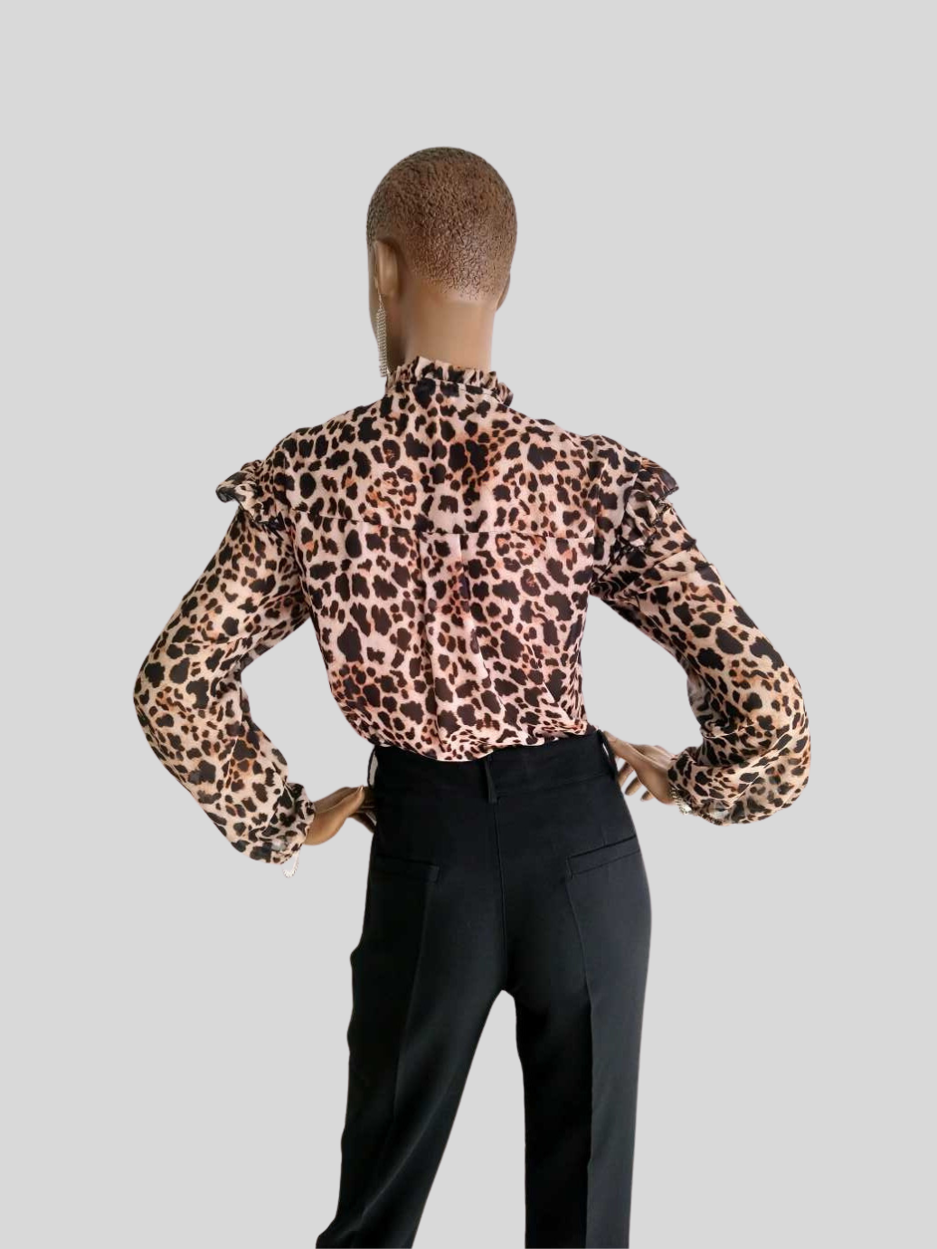 Blouse LÉOPARD à nouer