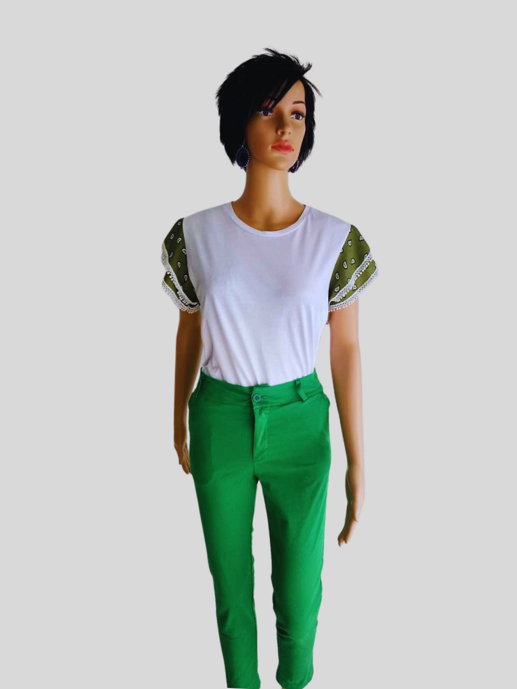 Pantalon VERT en coton