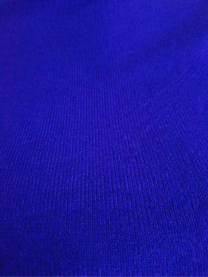 Pull col roulé BLEU ÉLECTRIQUE