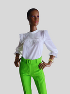 Blouse BLANCHE en dentelle