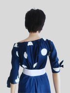 Ceinture large BLANCHE à boucle