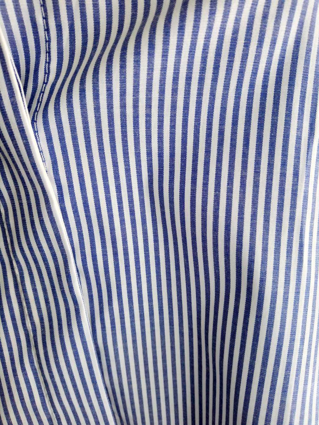 Chemisier BLEU imprimé à rayures