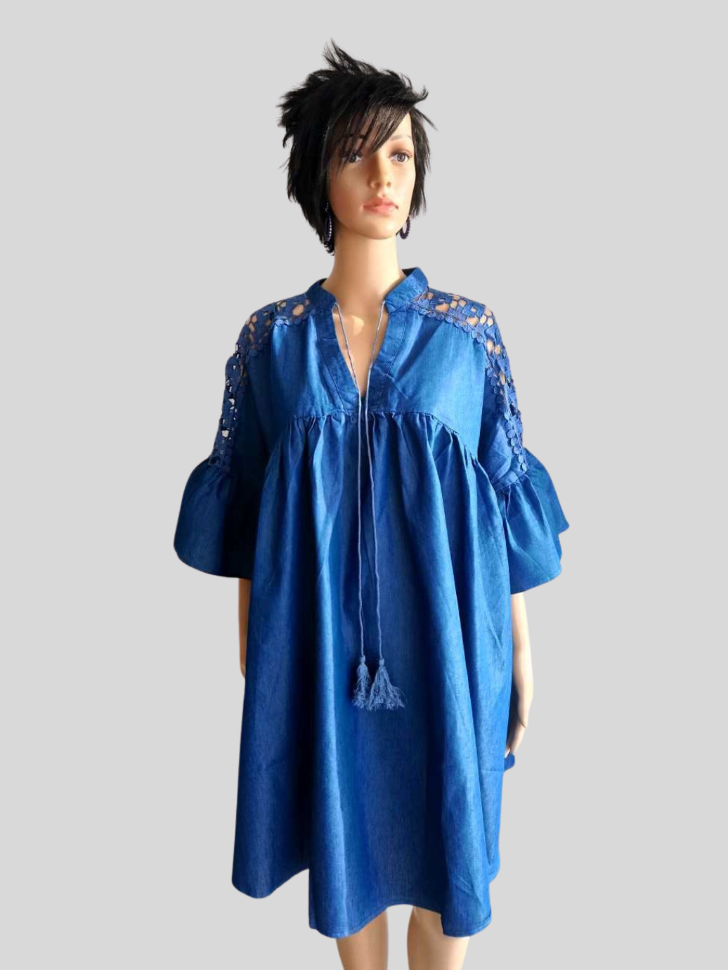 Robe-chemise JEAN en dentelle