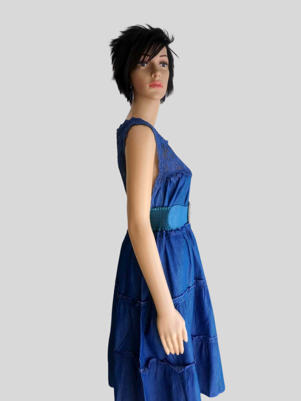 Robe JEANS en dentelle