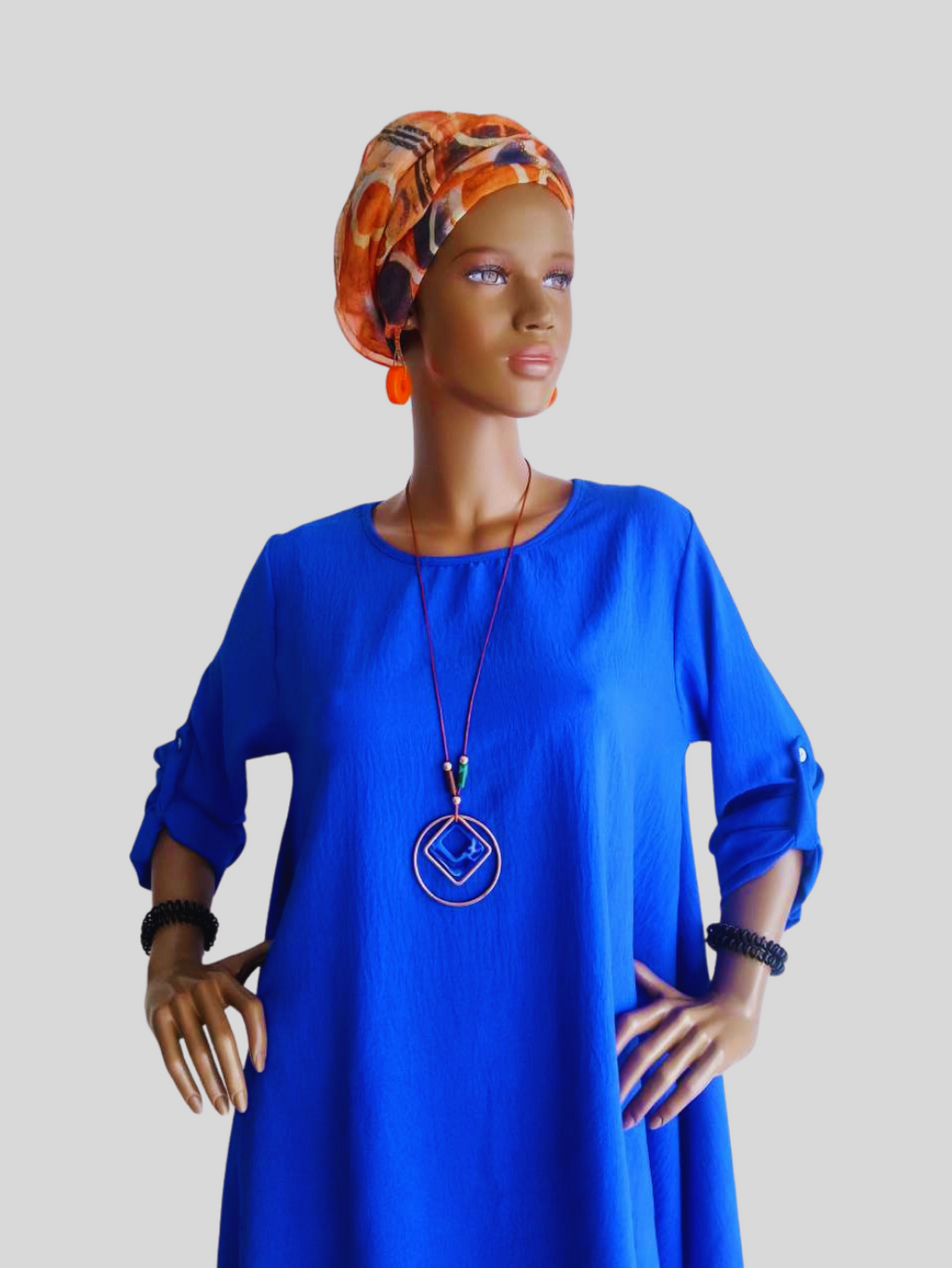 Foulard ORANGE imprimé