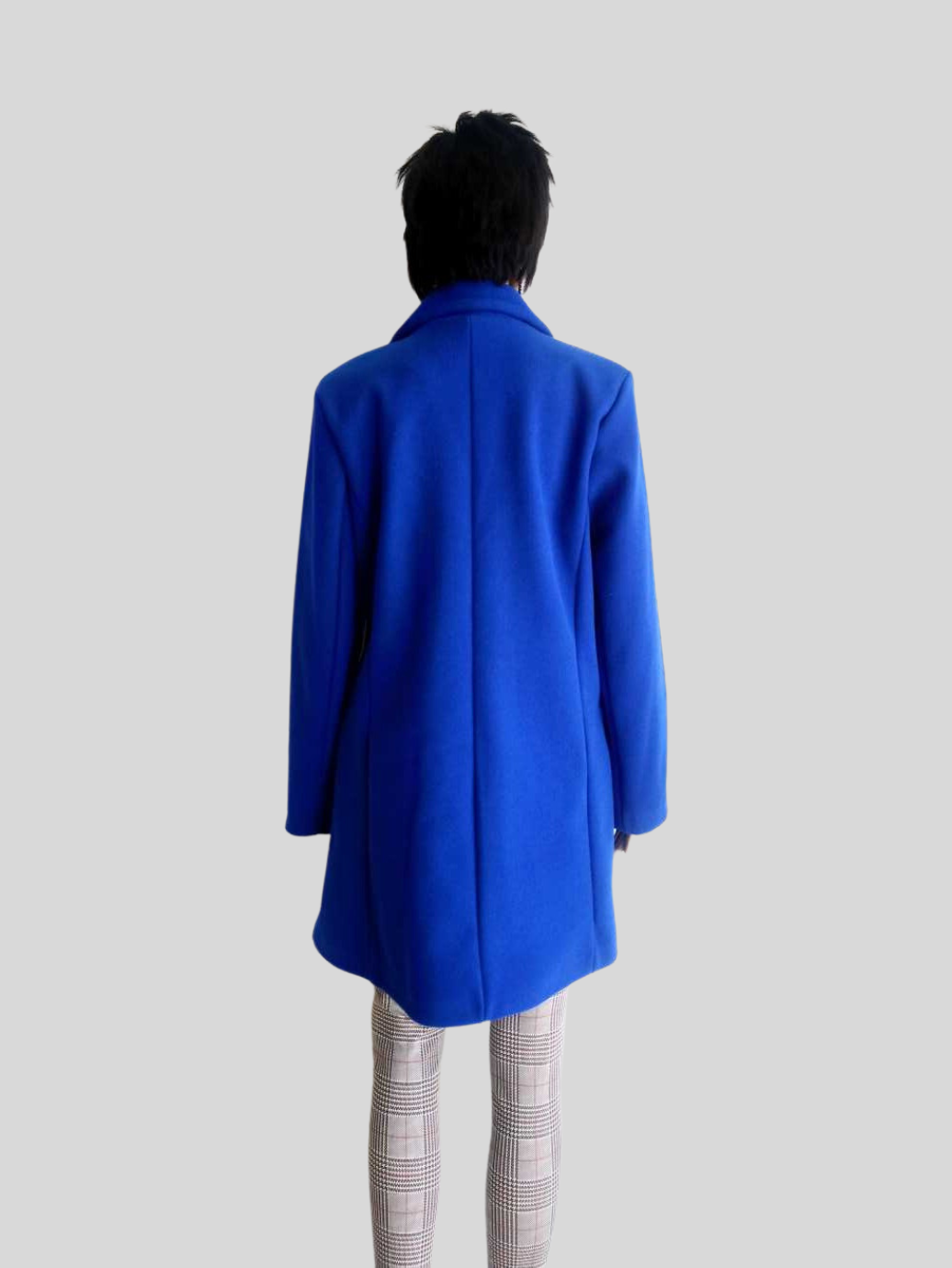 Manteau BLEU ÉLECTRIQUE