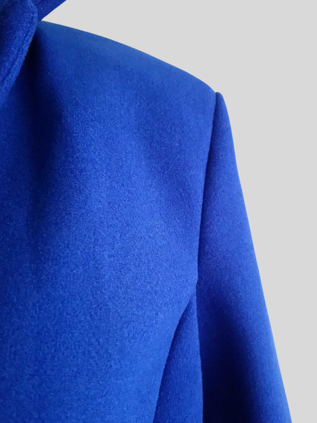 Manteau BLEU ÉLECTRIQUE