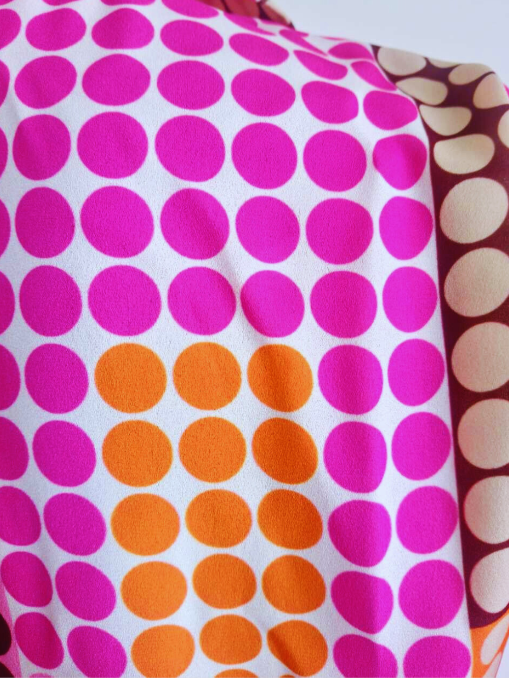 Chemisier ROSE imprimé à pois