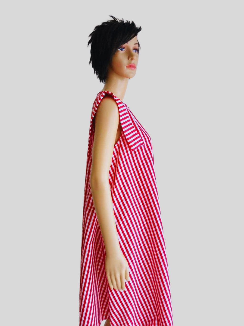 Robe ROUGE à carreaux