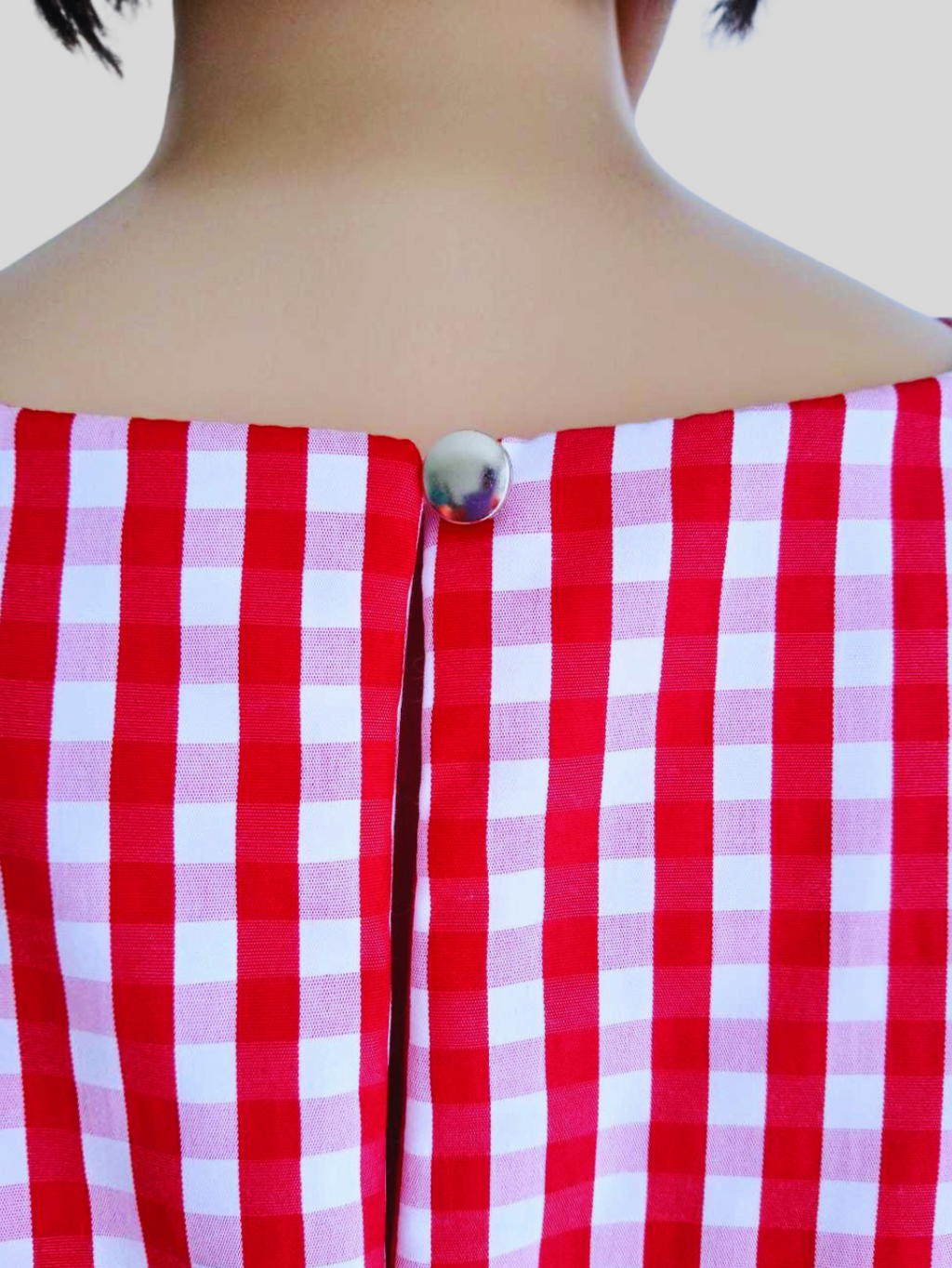 Robe ROUGE à carreaux