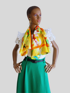 Foulard ORANGE imprimé