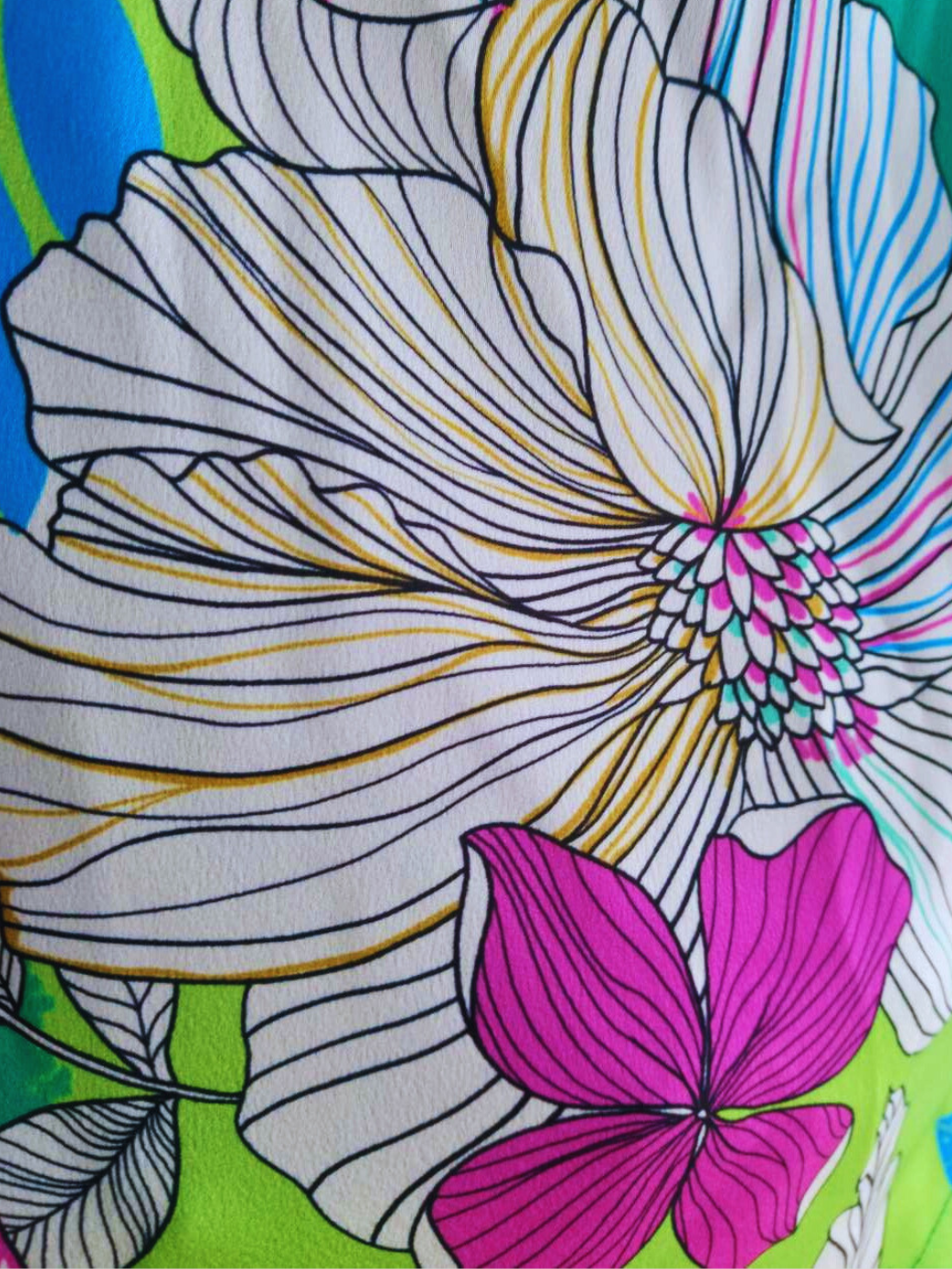 Blouse JADE imprimée à fleurs à nouer