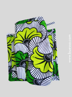 Gant de cuisine et manique en Wax FLEUR DE MARIAGE - l'accessoire chic et utile