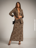 Ensemble léopard femme élégant