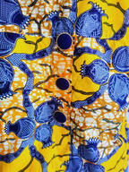 Top en WAX "MODE POPO" JAUNE MOUTARDE