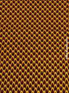 Pagne WAX écaille de poisson JAUNE & NOIR