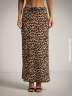 Ensemble léopard femme élégant