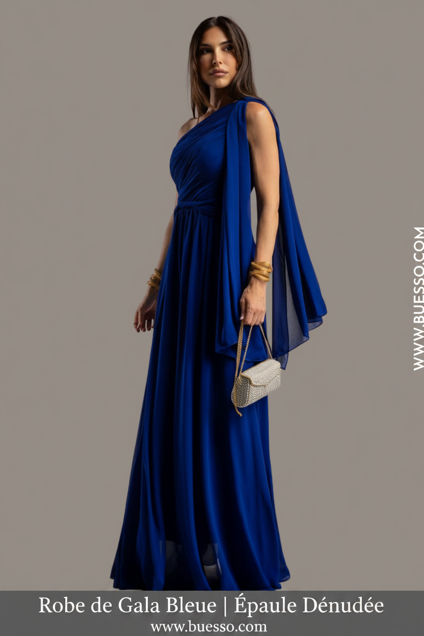 Épingle Pinterest Robe Gala Bleue BUESSO