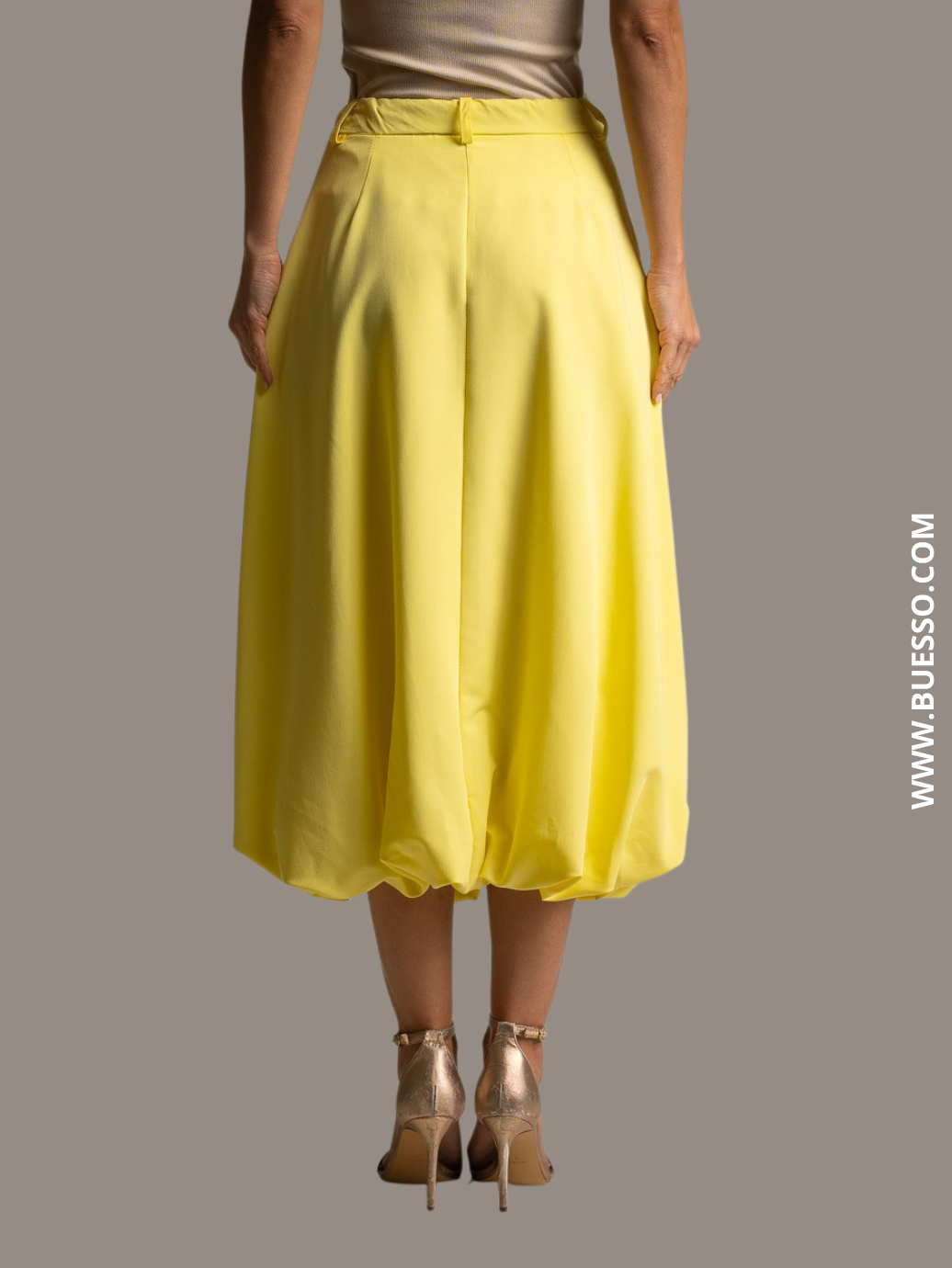 Jupe bouffante femme élégante avec poches & ceinture | Buesso