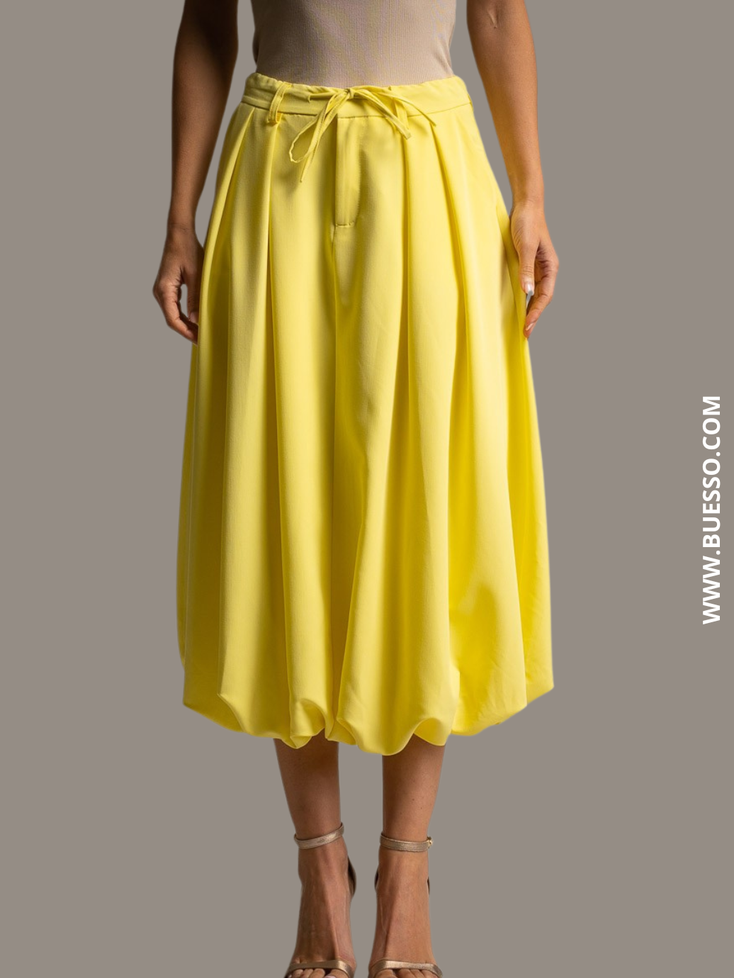 Jupe bouffante femme élégante avec poches & ceinture | Buesso