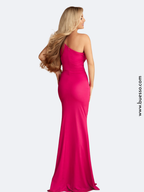 Robe de soirée rose fuchsia longue pour un éclat naturel du teint