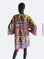 Robe de plage femme multicolore pour un effet bonne mine instantané