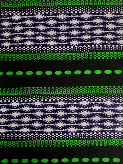 Pagne REAL WAX BIJOUX VERT