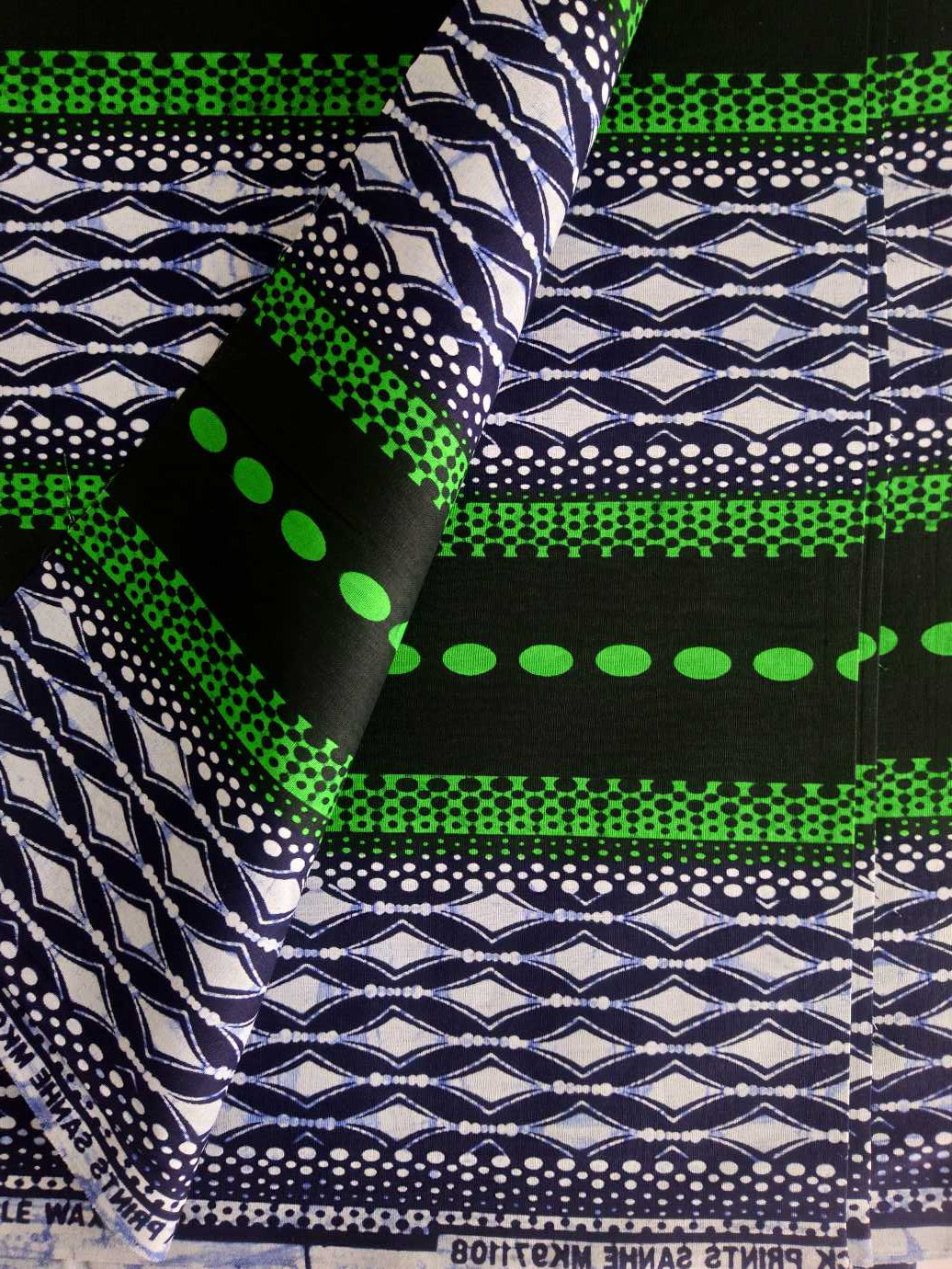 Pagne REAL WAX BIJOUX VERT