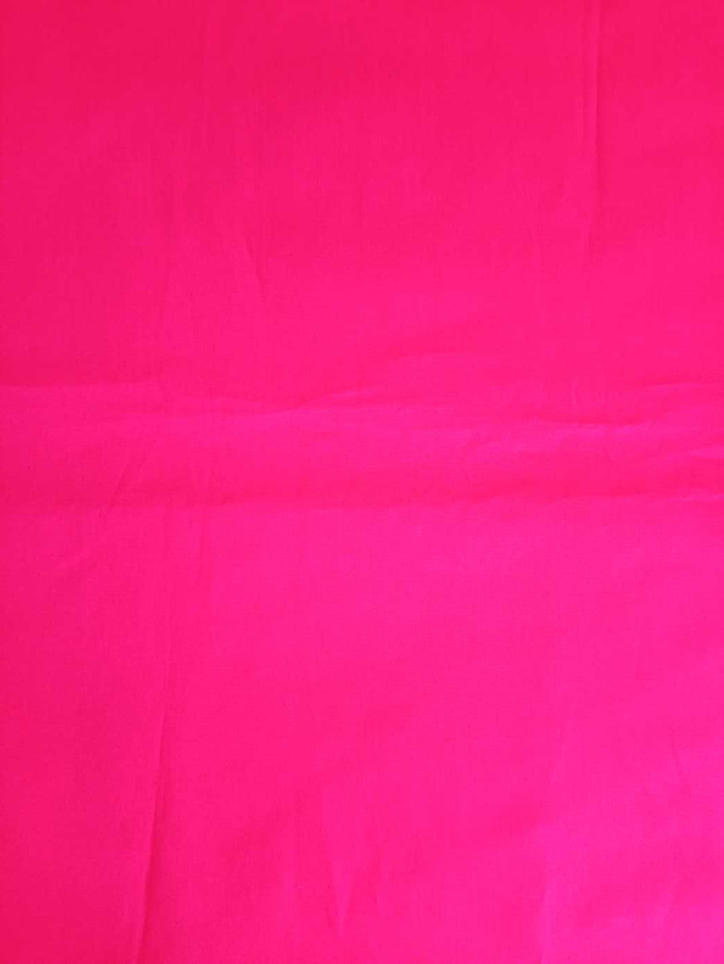 Buesso - Tissu en coton popeline ROSE FUCHSIA 