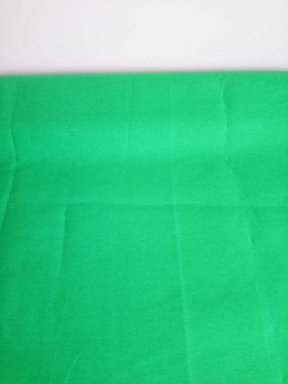Buesso - Tissu en coton uni VERT pour femmes
