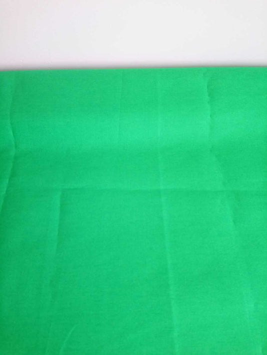 Buesso - Tissu en coton uni VERT pour femmes